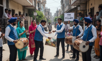 Chandigarh MC Officials Return Trash to Litterbugs with Dhols and Boliyan