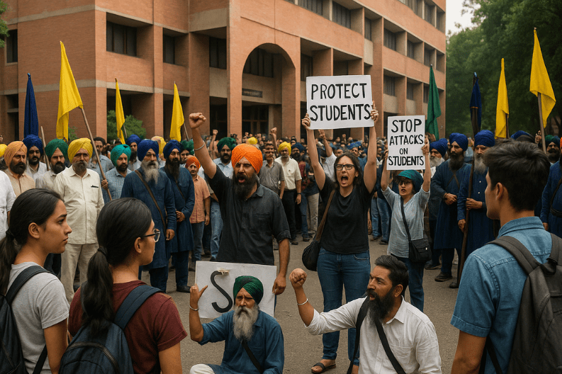 Chandigarh_ Concerns Grow for PU Students Amid Protest Influx
