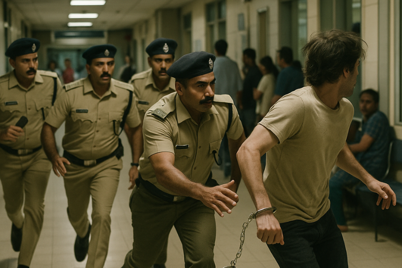 Chandigarh_ Convict Escapes from Hospital After Murdering Four-Year-Old Girl