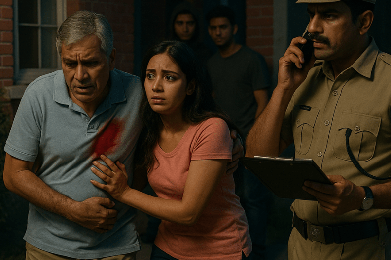 Chandigarh_ Neighbour Attacks Man and His Daughter with Knives in Sector 26-min