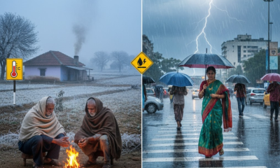 Cold Waves and Rain Alerts Across Telangana and Chennai