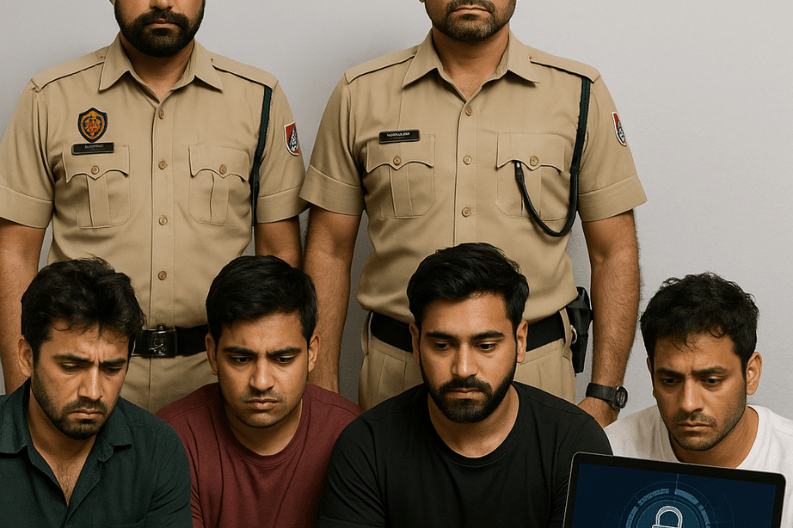 Eight People Arrested in Huge Rs1.75 Crore Cyber Fraud in Panchkula