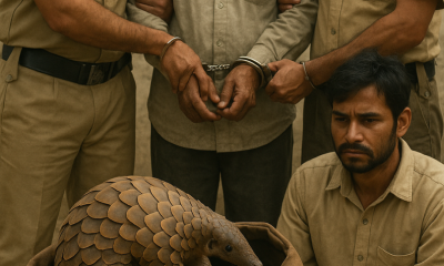 Father and Son Arrested for Hunting Endangered Pangolin