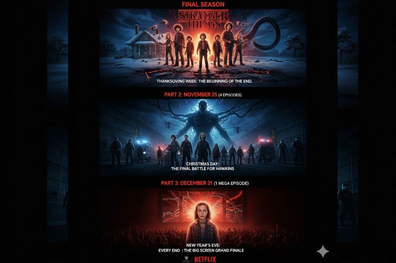 Final Season of Stranger Things Netflix Arrives in Three Parts