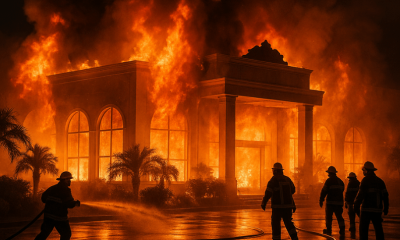 Fire Engulfs Aura Garden Banquet Hall in Zirakpur, No Injuries Reported