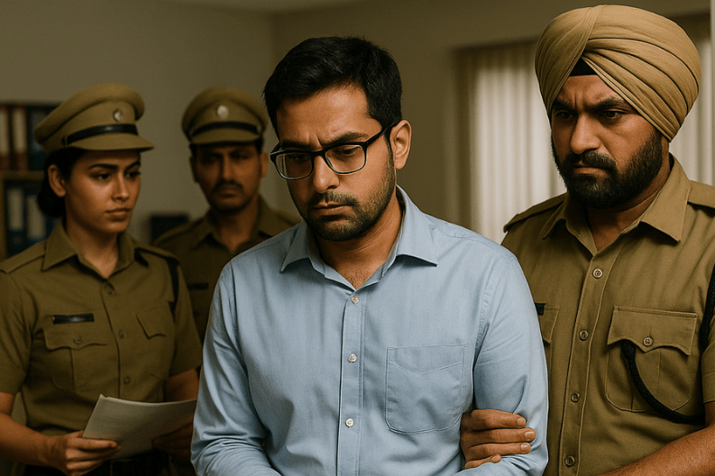 MBA Graduate Arrested for Running Immigration Scam in Panchkula