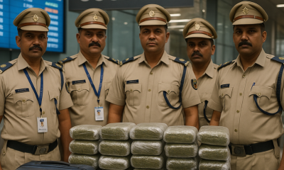 Massive Drug Bust at Amritsar Airport 47.70 kg of Hydroponic Weed Seized