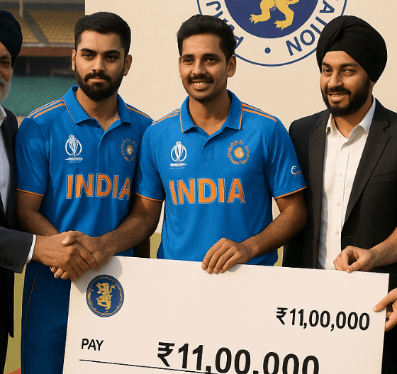 Mohali_ PCA Honors World Cup Heroes with ₹11 Lakh Awards
