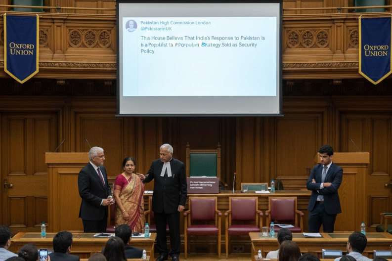 Oxford Union Debate Cancelled Indo-Pak Face-Off Ends in Controversy and Accusations
