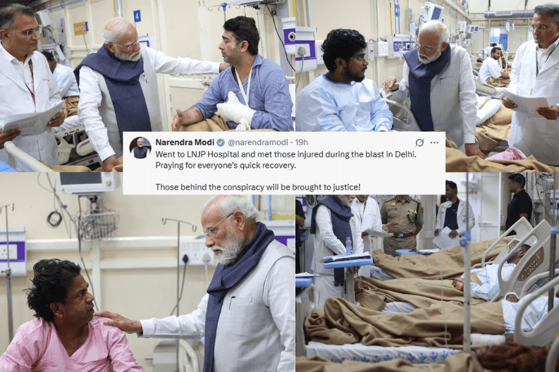 PM Modi Meets the Victim of the Delhi Blast_ A Detailed and Clear Report
