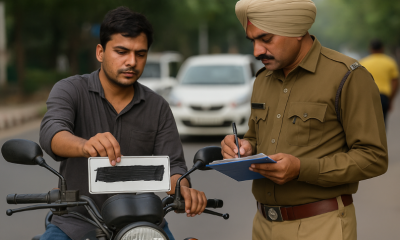 Panchkula Issues Nearly 10,000 Fines for Tampered and Missing Number Plates