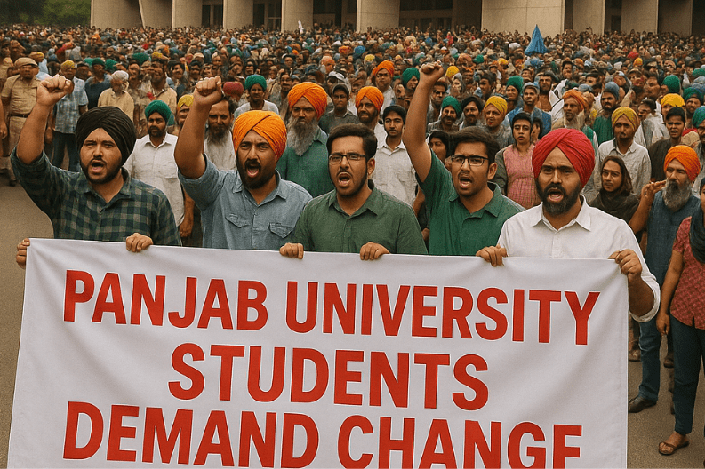 Panjab University Students Demand Change Amid Protests