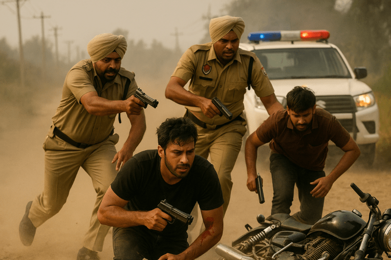 Police Catch Two Gang Members After Gunfight in Mohali