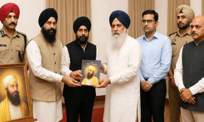 Presentation of Book on 9th Sikh Guru in Jalandhar-min