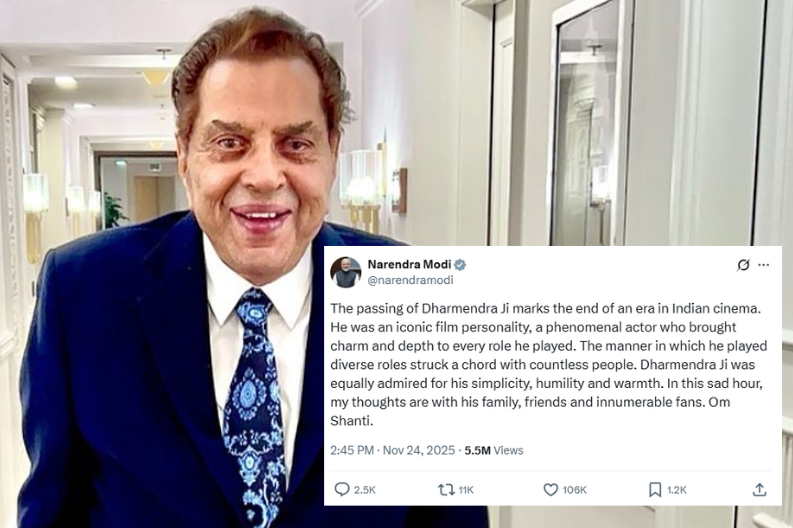 Prime Minister Narendra Modi said on the social media platform X