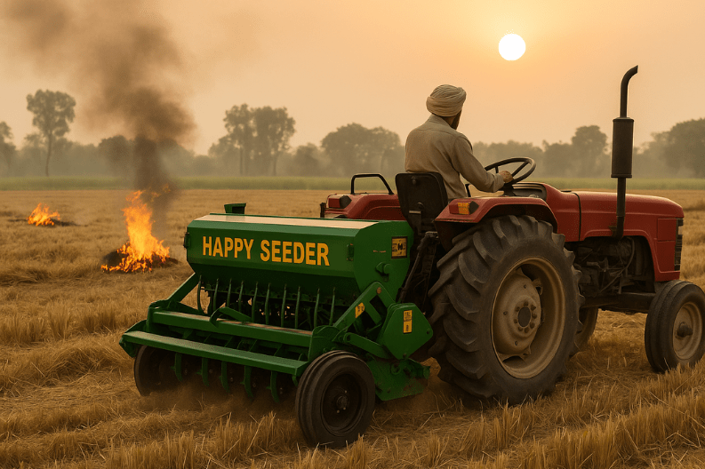 Stubble Fires Decrease in Jalandhar and Kapurthala Amid Harvest Season