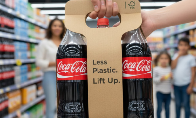 Coca-Cola HBC Launches Revolutionary Cardboard Handle to Replace Plastic Packaging
