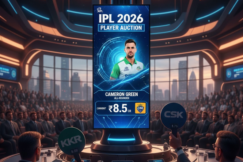 IPL 2026 Auction Players List 1,355 Players Compete for 77 Slots