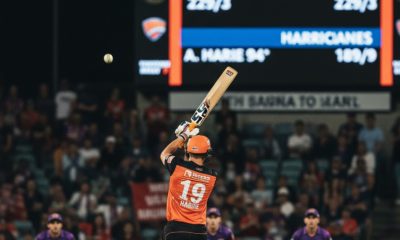 Aaron Hardie Smashes 94 as Perth Scorchers End Hurricanes' Home Winning Streak